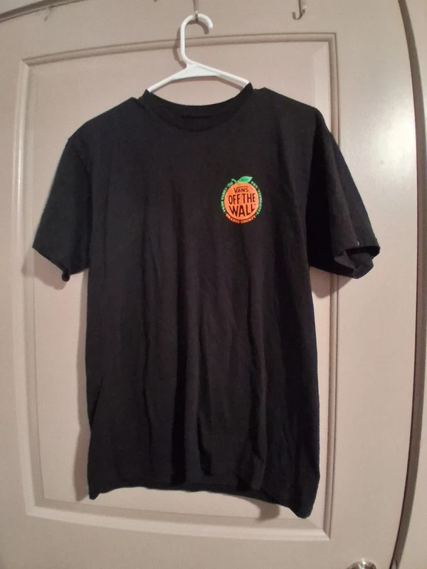 Vans Off the Wall Orange County Orange Graphic Unisex Tshirt Skater Grunge 