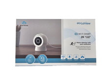 SET OF 4 LaView Indoor/Outdoor 2K HD Smart Security Video Cameras w/ 2 Way Audio