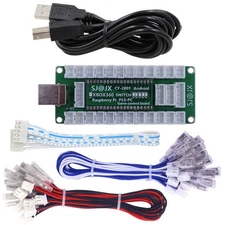 DIY Arcade Joystick Controller for Xbox, Switch, PS3, Pi, Android, PC - SJ@JX