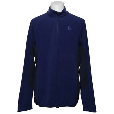 Odlo, Fleecepullover, Größe: XL, Blau, Einfarbig, Fleece, Herren #OnI