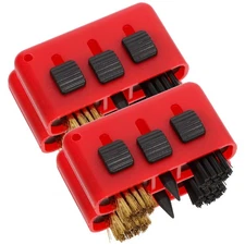 4pcs Club Cleaner Brush Groove Cleaning Ball Kit Ball Head Brush