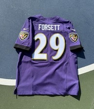 Nike Baltimore Ravens On Field Justin Forsett #29 Jersey Football Home Purple