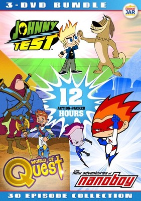 Johnny Test/World of Quest/The New Adventuers of Nanoboy (DVD