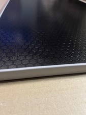 Black Hex Phenolic Ply Table Top With T Trim Edging For Camper Van 700mm X 400mm