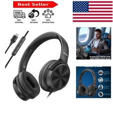 Comfortable USB C Wired Headphones with Noise Isolation  HD Audio Performance