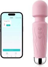 Handheld Personal Small Massager with APP Waterproof, USB Rechargeable,