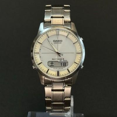 CASIO LINEAGE LCW-M170TD-7AJF Tough Solar Atomic Radio Watch Titanium USED