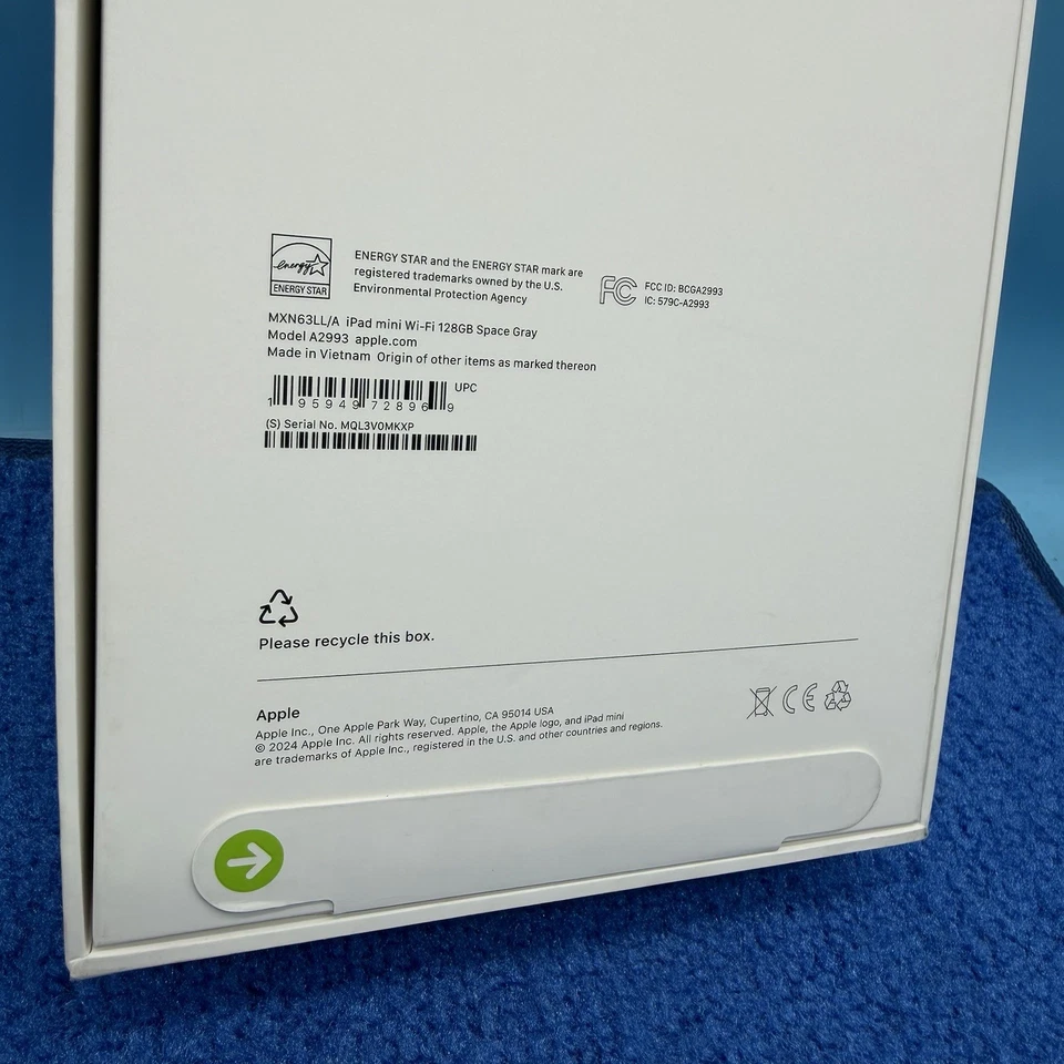 Apple iPad Mini 7th Generation 128GB A17 Pro Space Grey MXN63LL/A NEW - Image 3 of 4