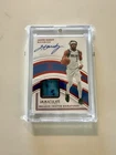 Jaden Hardy 2022 Immaculate #SNS-JHA - Rookie Sneaker Swatch Signatures Red /25