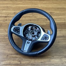 2019-2025 Bmw X5 G05 M Sport Leather Steering Wheel Heated W/ Paddles Oem *note*