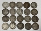 Mixed roll (20) - $10 Face Value - Barber Liberty Head Half Dollars - 90% Silver