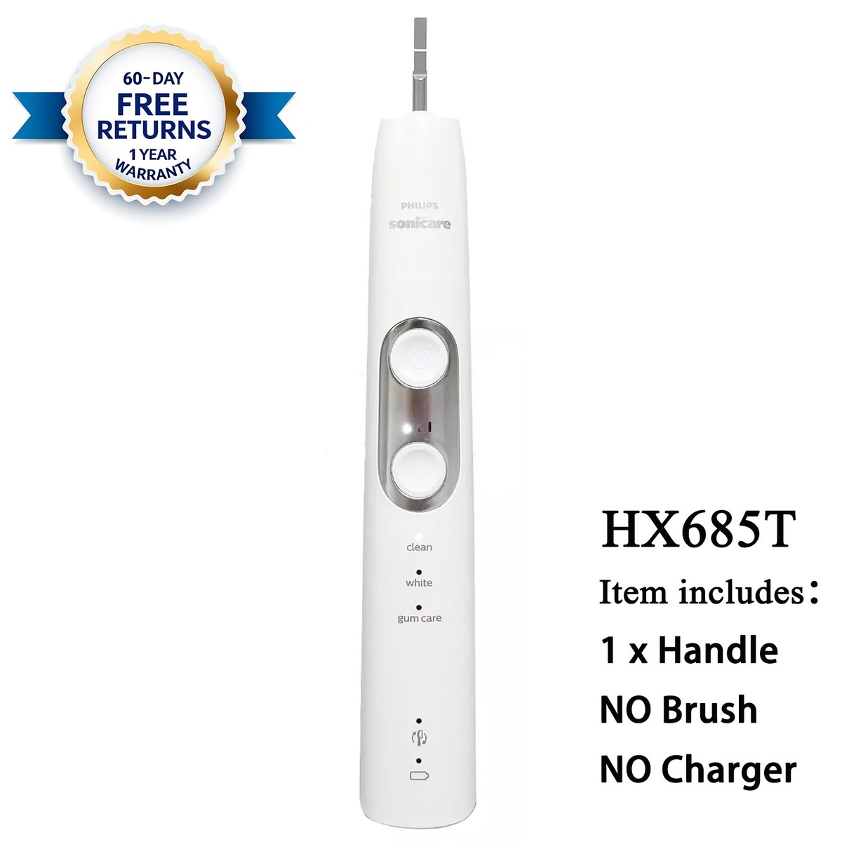Philips Sonicare HX685T White Rechargeable Electric Toothbrush