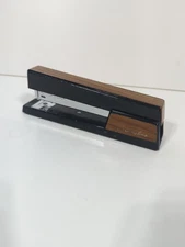 Swingline Stapler #767  Wood Grain & Brown Metal Vintage Office Desk MCM Mad Men
