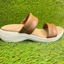 Kuru Coda Mesa Womens Size 9 Brown Beige Beach Walking Outdoor Slide Sandals