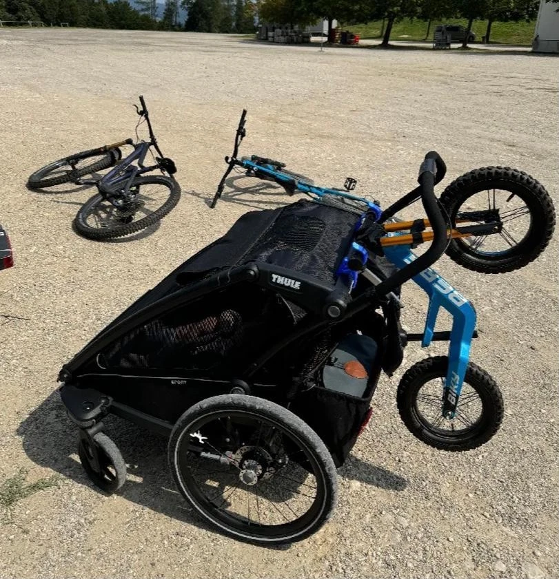 Soporte Para Bicicleta Infantil Para Remolcar 2X Unidades  - Imagen 3 de 4