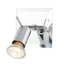 Image of Chrome GU10 Spotlight Adjustable Wall or Ceiling Light Fitting IP20 Indoor