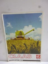 CLAAS Erntemaschinen Original Prospekt CLAAS-MERCATOR 75    76/77  18 Seiten