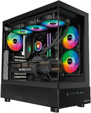 XR-B, ATX Mid-Tower PC Gaming Case, 3X120Mm ARGB PWM Fans Pre-Installed, Full-Vi