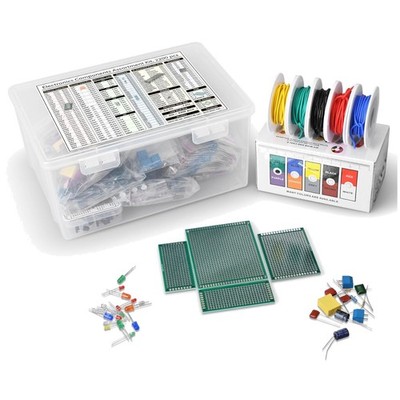 Grab Bag ICs, Resistors, Capacitors, LEDs, Transistors