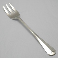 RATTAIL Sheffield Made Silver Service Serving Cutlery Large Turkey Fork 33.5 cm