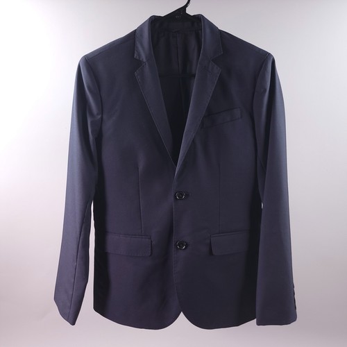 J. Crew Crewcuts Suit Jacket Size 14 Navy Blue Ludlow Loro Piana Italian Wool