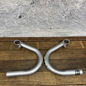 Vintage Scott USA MTB Drop Bar Ends Silver Aluminum Handlebar Extensions 90s