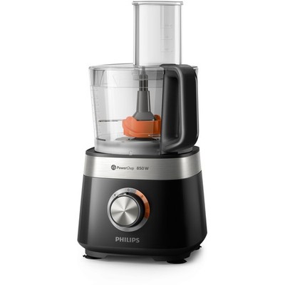 Philips Küchenmaschine, 31 Funktionen, 2-in-1 Schneide, Schwarz (HR7530/10)