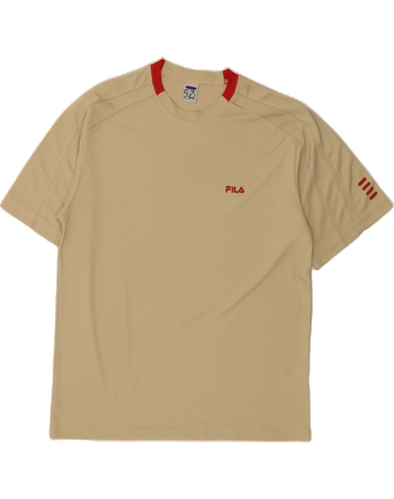 FILA Maglietta Uomo Top IT 50 Medium Beige Poliestere AY10