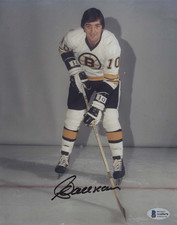 Carol Vadnais Autographed Boston Bruins 8x10 Photo BAS NHL