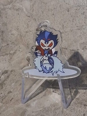 Helluva Boss Stolas Vs Andrelphus Acrylic Keychain 