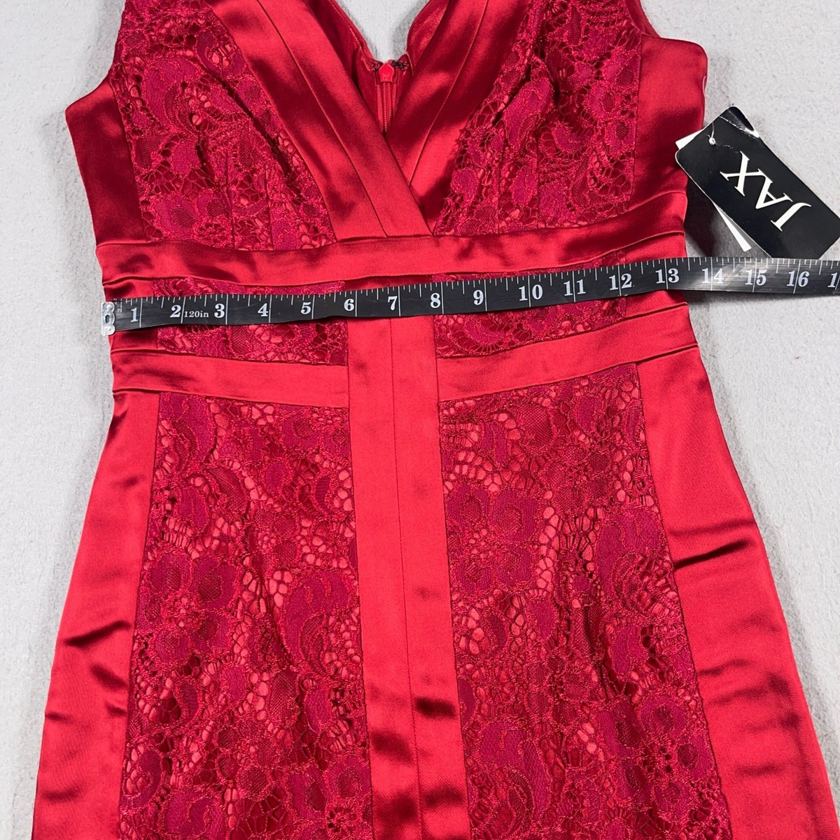 jax red dress Women's Jax Red/purple/black Striped Dress Size XS/S