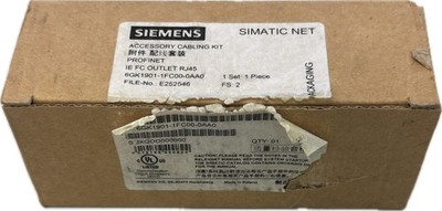Siemens 6GK1901-1FC00-0AA0 SIMATIC NET IE FC Outlet RJ45 CAT5 LAN Modul FS:2