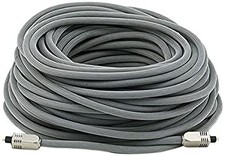 Monoprice Premium S/PDIF Toslink Optical Audio Cable 100ft Silver