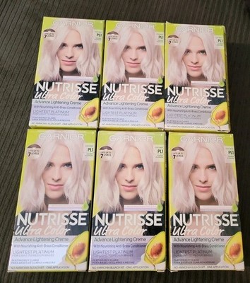 (6) Garnier Nutrisse Ultra Color - PL1 Light Platinum