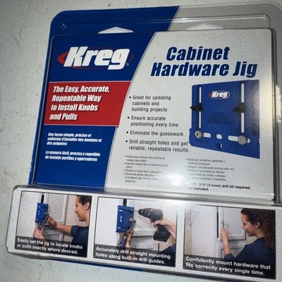 Kreg Cabinet Hardware Jig - For Knobs & Pulls Installation Adjustable KHI-PULL