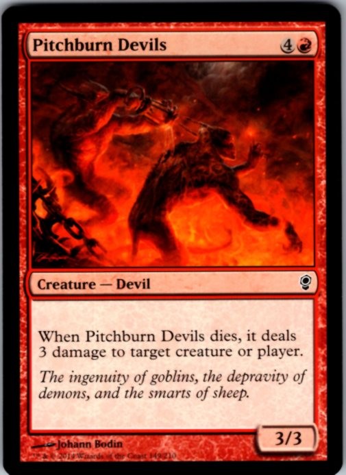 Pitchburn Devils 149 Common Conspiracy Magic: The Gathering Lightly Played