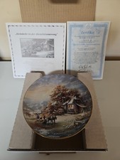 Sammelteller Heimkehr in der Abendd&auml;mmerung, Malerische Winterlandschaften,Gagel