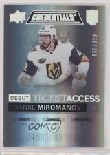 2021 Credentials Debut Ticket Access 660/999 Tier 1 Daniil Miromanov #101 18yf