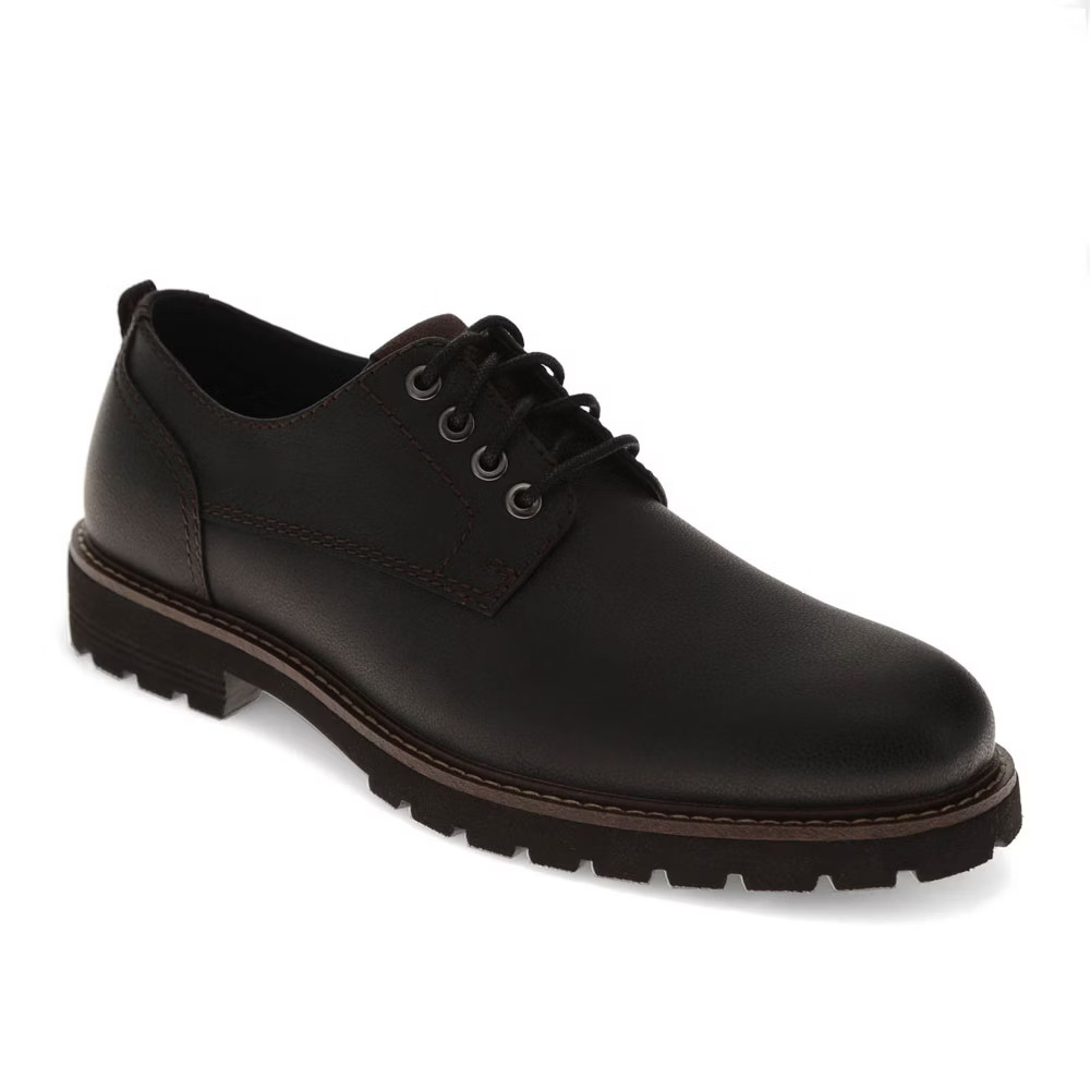 Dockers Mens Watkins Lightweight Lugged Casual Shoe Black Size 75 10490₽