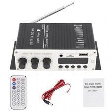Car Amplifiers 2 Channel FM Radio Player Bluetooth High Power Car Audio