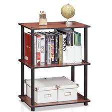 3-Tier Compact Multipurpose Shelf Display Rack Dark