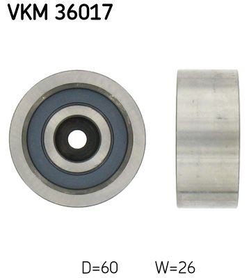 Umlenk FÜHrungsrolle Keilrippenriemen Oben Unten SKF VKM 36017 FÜR Opel-image