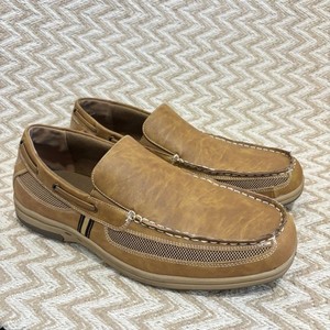 Tansmith Tan Leather Slip-On Loafers | Men’s Size 10 | Comfort Casual Tansmith Tan main image 3