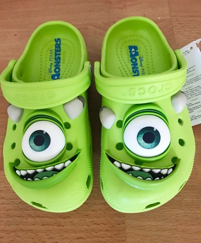 Crocs Kids Boys Girls Shoes Monsters Inc Clogs, Slip On Shoes C11