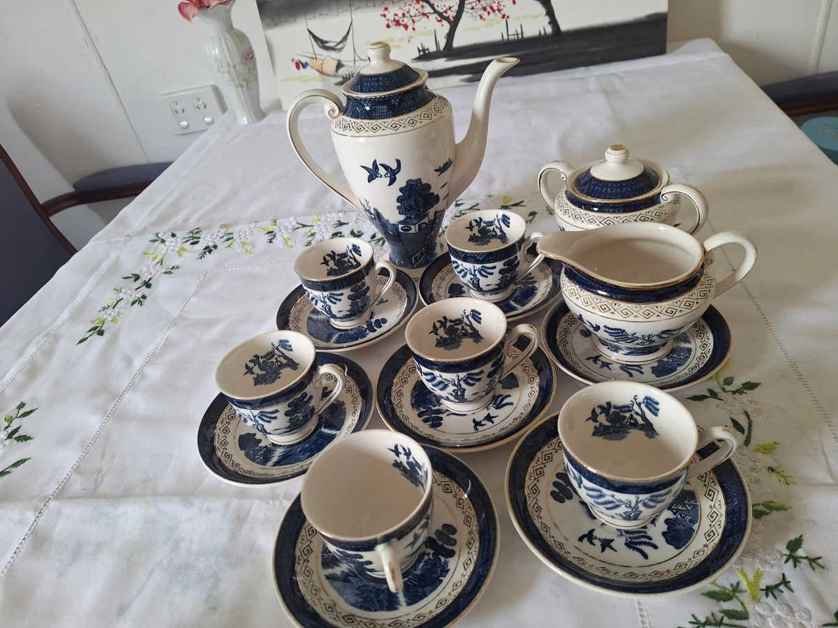 Tea set, Nikko Ceramics, Double Phoenix, Japan, 16 pieces. | eBay