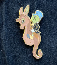 Disney Pins - Jiminy Cricket on a Seahorse - LE 250