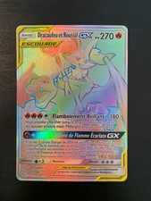 Carte Pokémon : Dracaufeu et Roussil GX 251/236 Eclipse Cosmique Français