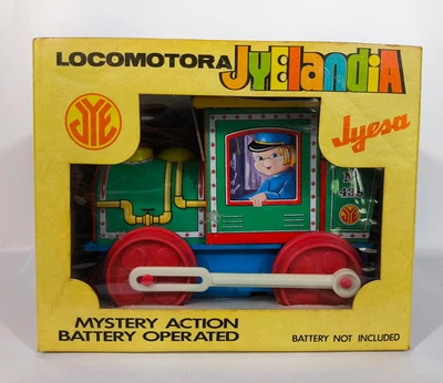 JEU JOUET ANCIEN - TRAIN LOCOMOTIVE JYESA JYE N°448 + BOITE - ESPAGNE - Photo 1/4