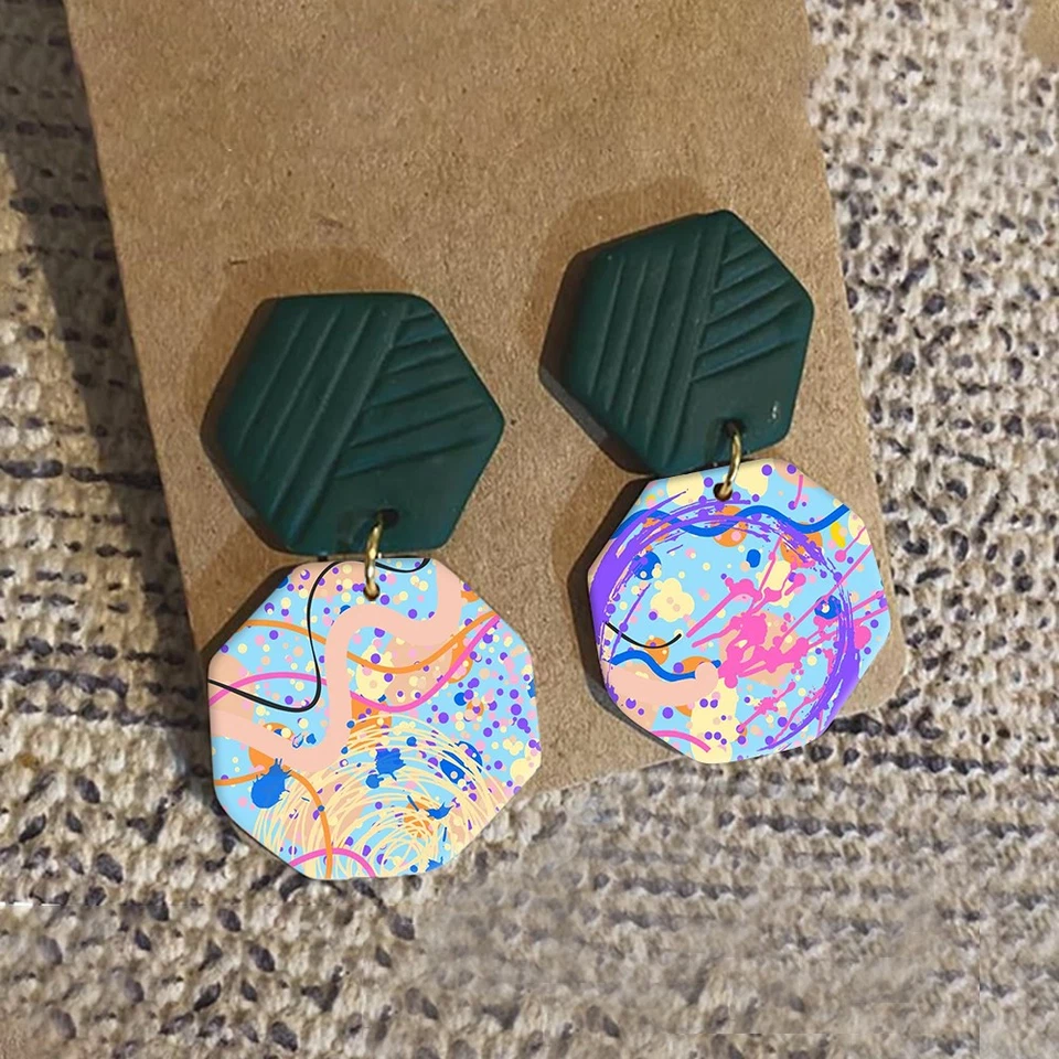 Beautiful Flower image transfer paper for polymer clay Christmas Craft Supply - Изображение 4 из 4