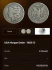 1885-O Morgan Silver Dollar